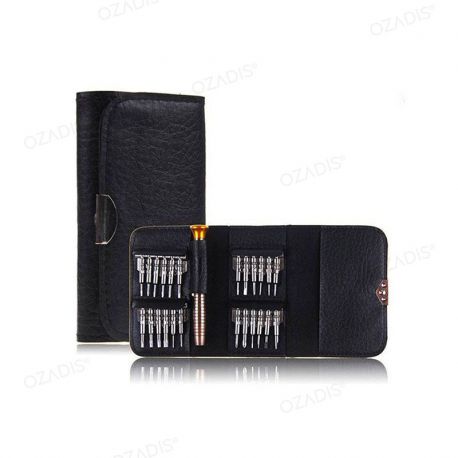 Pocket set of precision screwdrivers